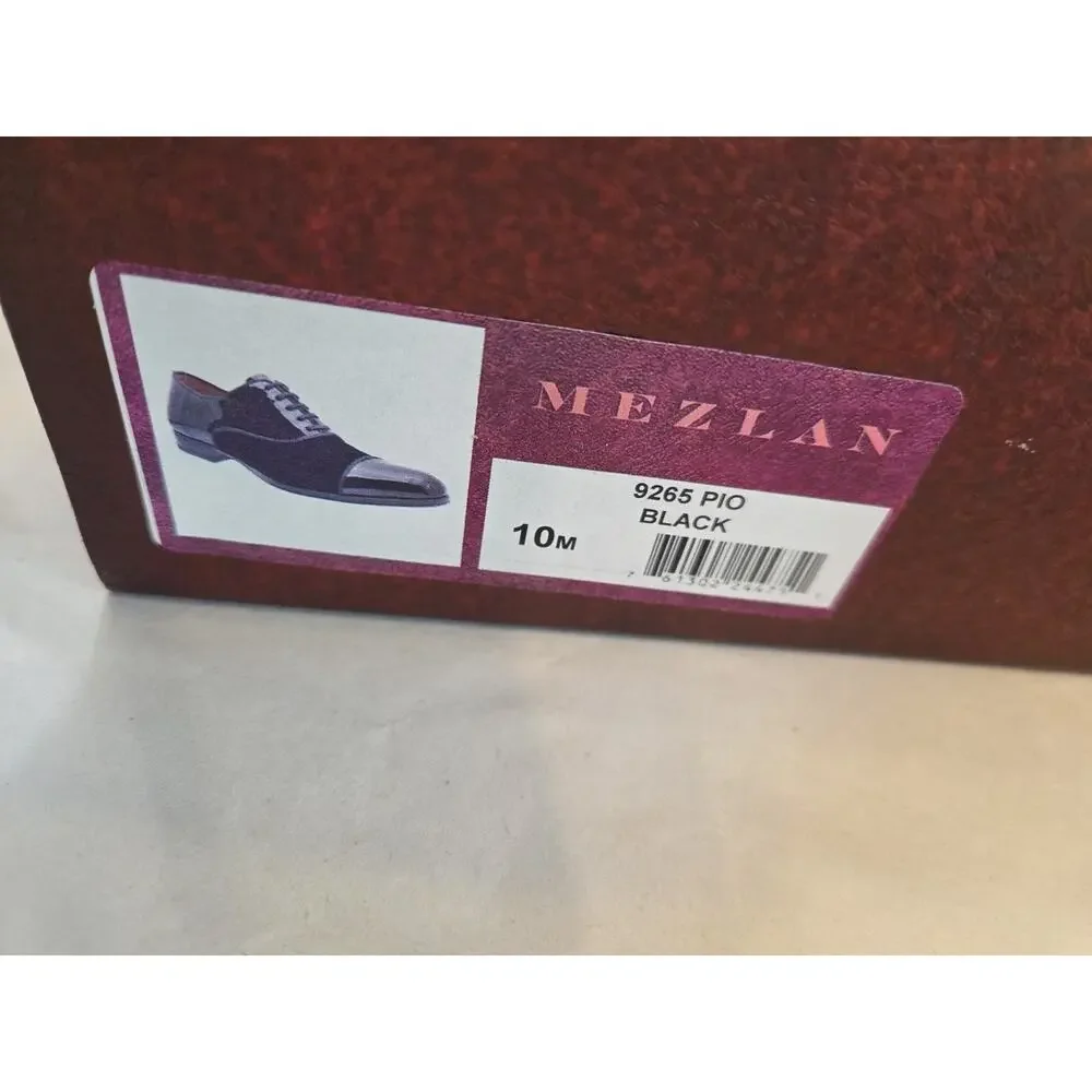 Mezlan 9265 Made In Spain Pio Black FormalTuxedo Lace Up (10.M) - Picture 13 of 13